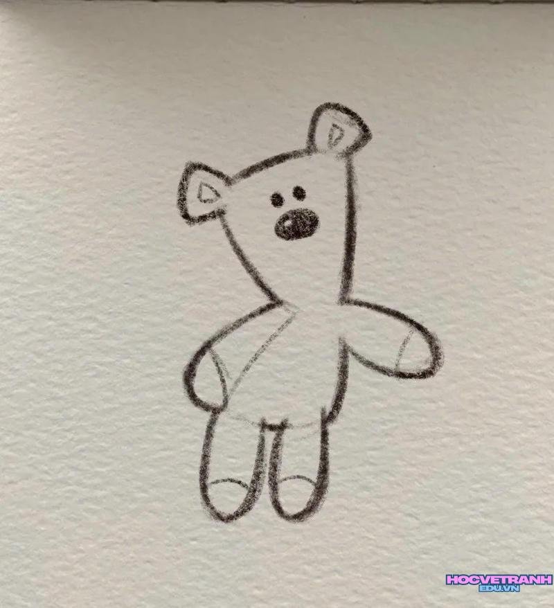 vẽ tranh minh họa gấu
