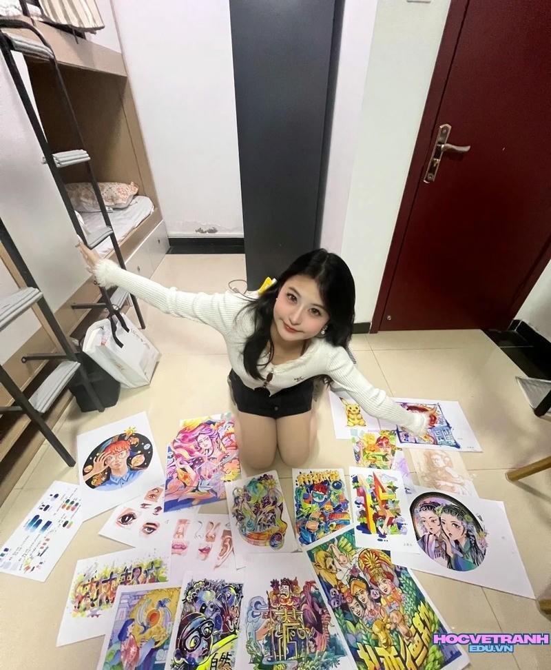 vẽ tranh minh họa truyện cổ tích chú cuội