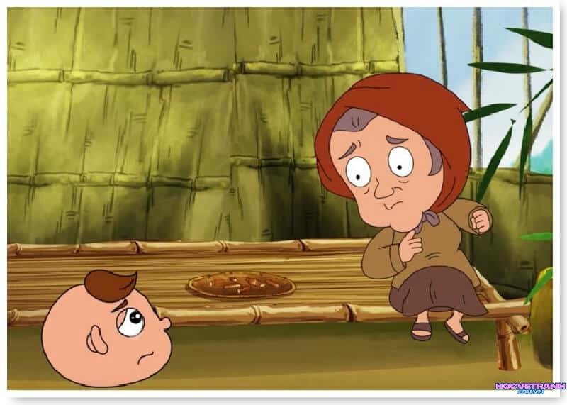 vẽ tranh minh họa truyện cổ tích sọ dừa