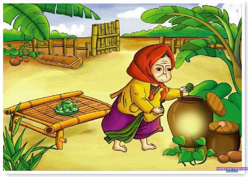 vẽ tranh minh họa truyện cổ tích tấm cám