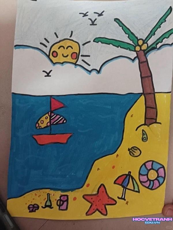 vẽ tranh mùa hè hd