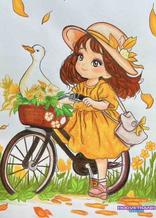 vẽ tranh mùa thu bình yên