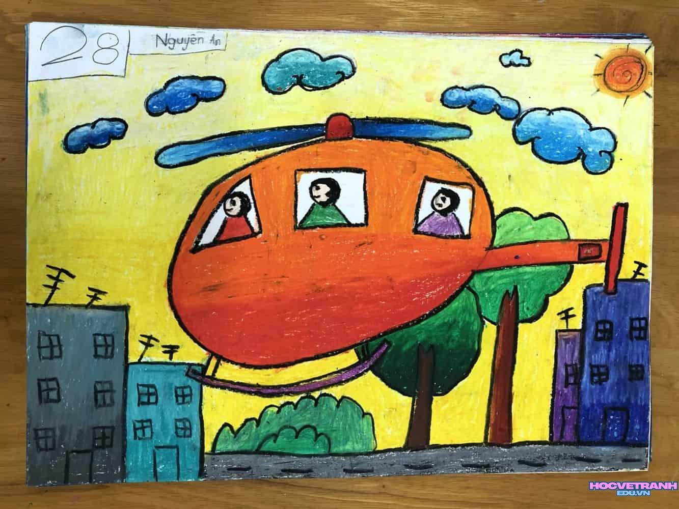 vẽ tranh nghề nghiệp bộ đội