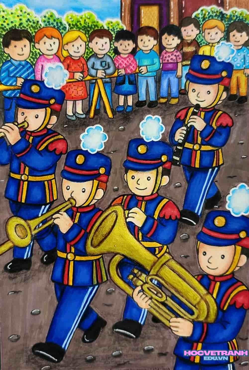 vẽ tranh nghề nghiệp họa sĩ