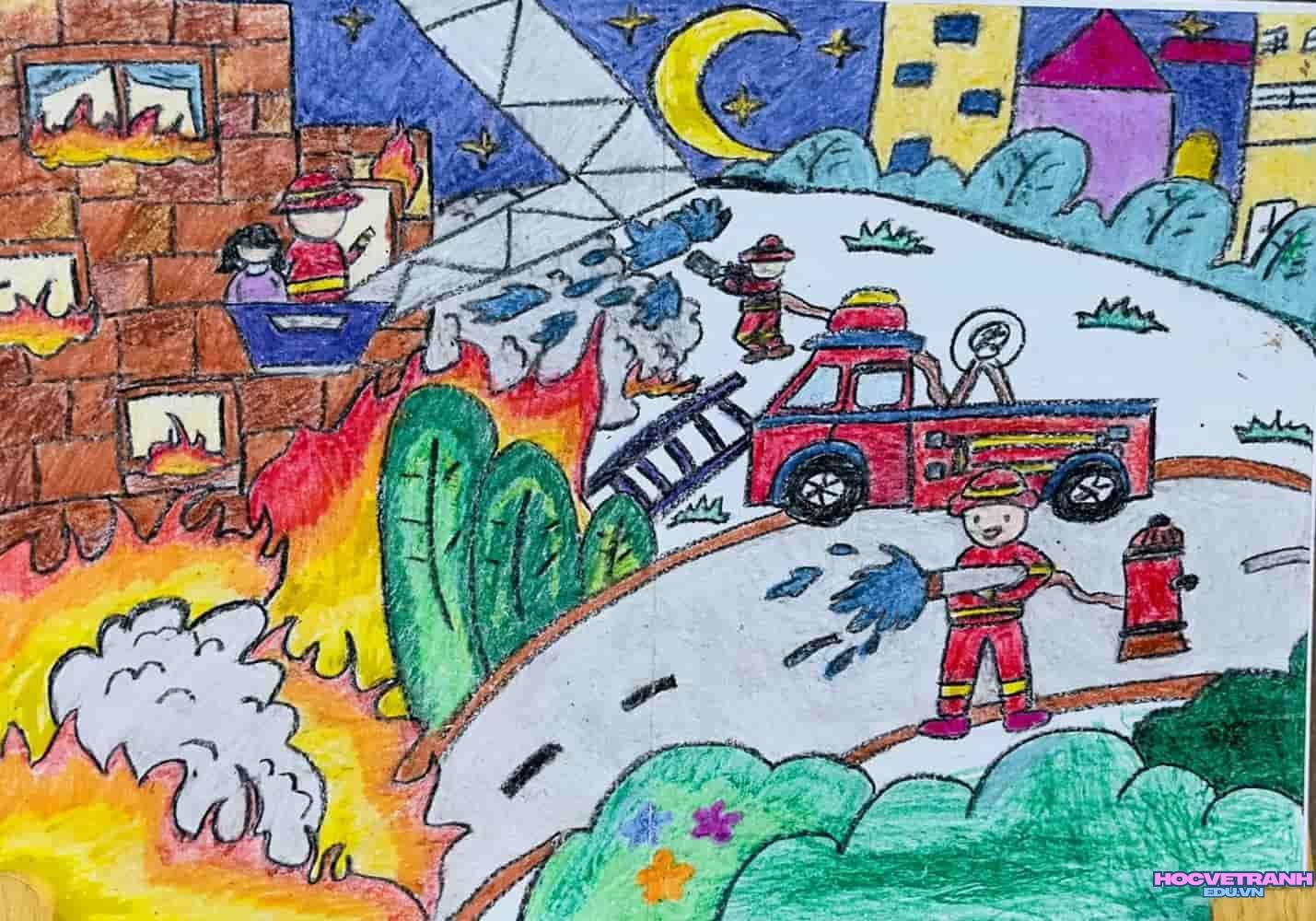 vẽ tranh nghề nghiệp kỹ sư