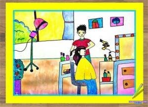 112 + Mẫu vẽ tranh nghề nghiệp đơn giản, sáng tạo nhất