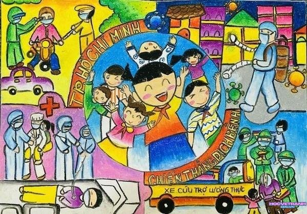 vẽ tranh nghề nghiệp trẻ em