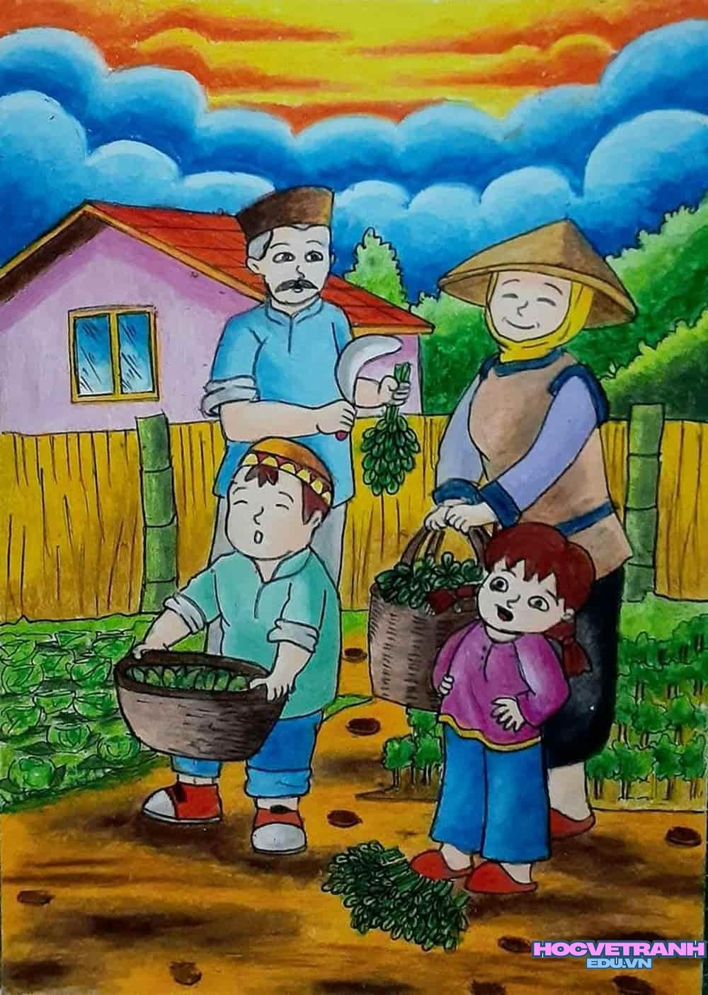 vẽ tranh nghề nghiệp tương lai