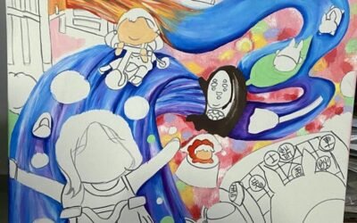 vẽ tranh nghệ thuật chất