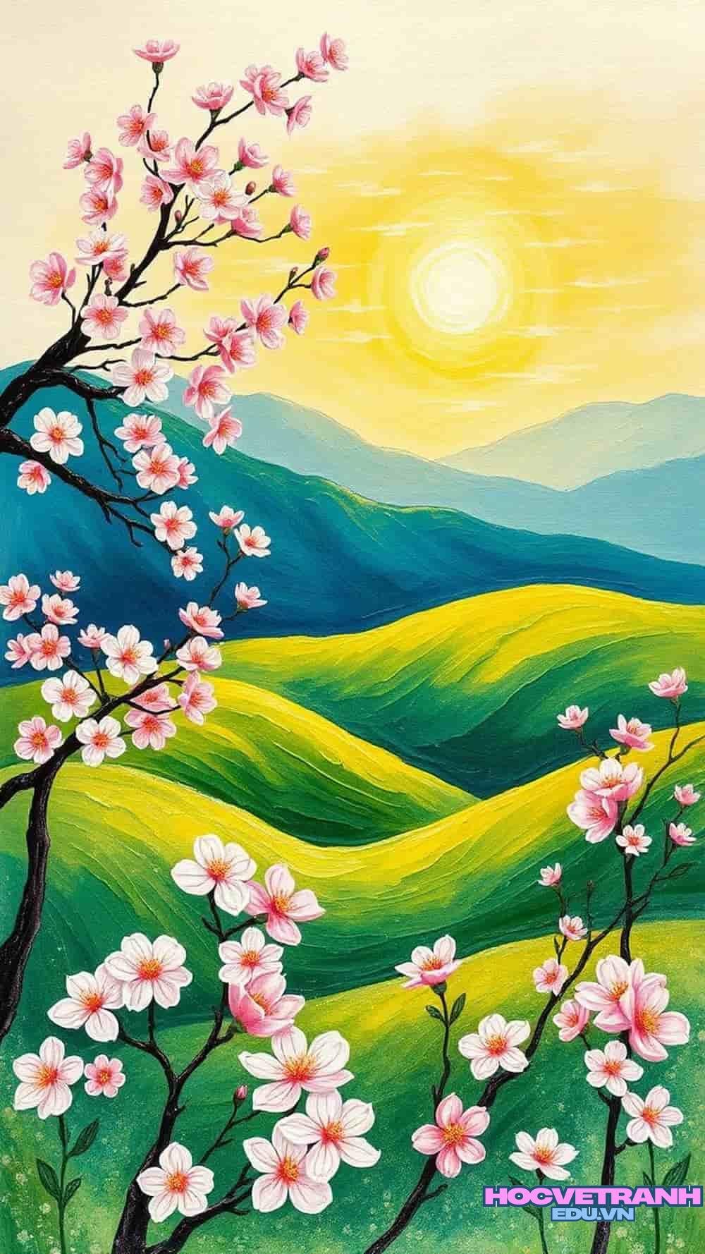 vẽ tranh nghệ thuật màu sắc