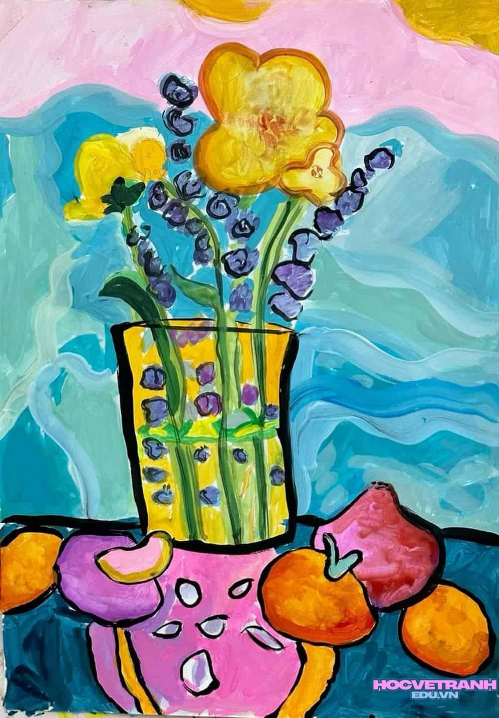 vẽ tranh nghệ thuật tinh tế