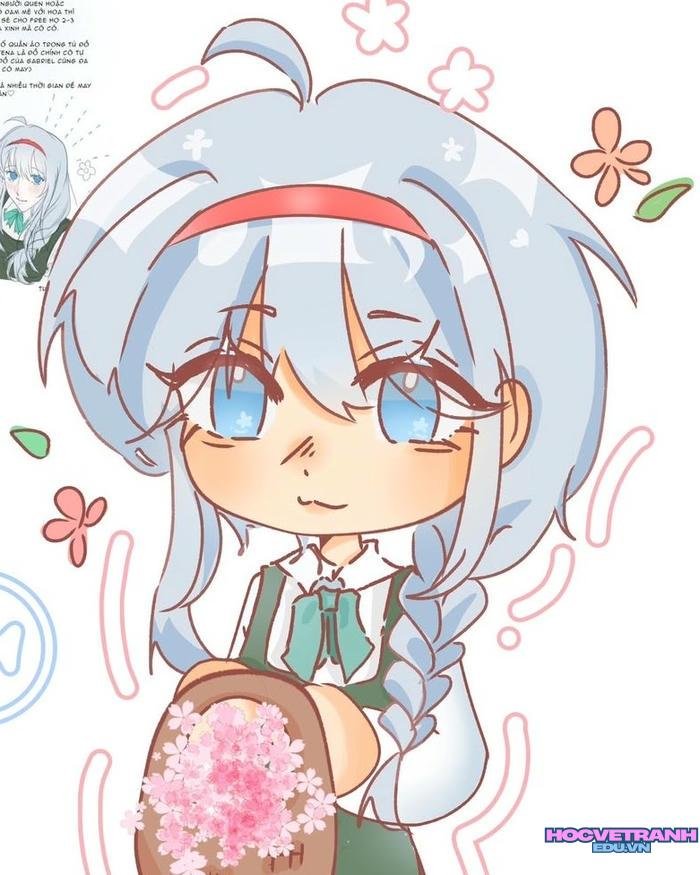 vẽ tranh người anime