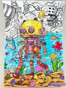 80+ Mẫu vẽ tranh nhặt rác đơn giản và đẹp nhất năm