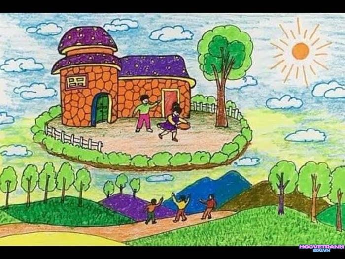 vẽ tranh sáng tạo anime