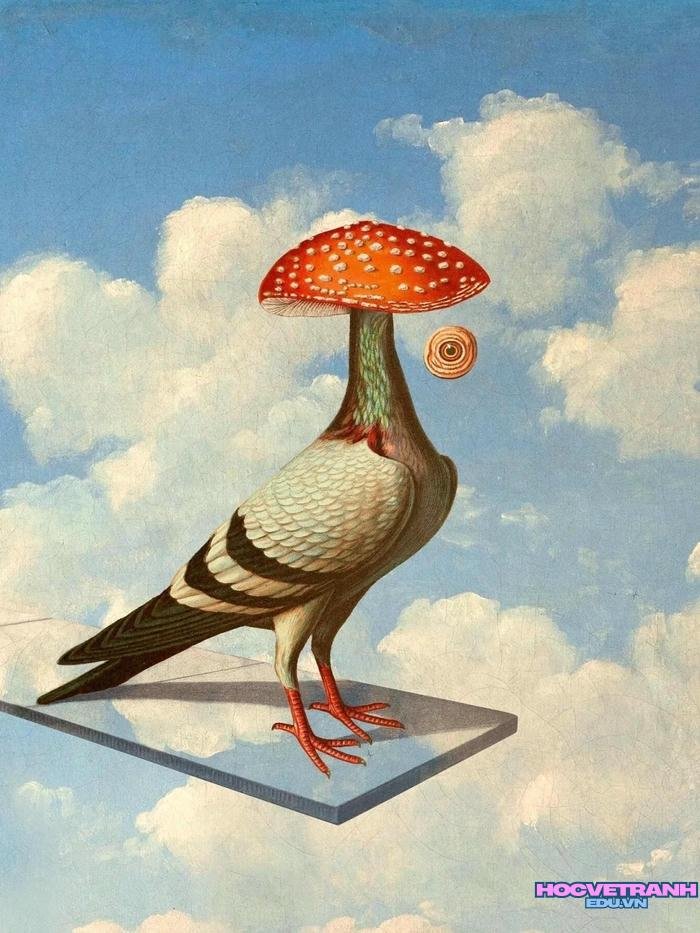 vẽ tranh siêu thực 3d