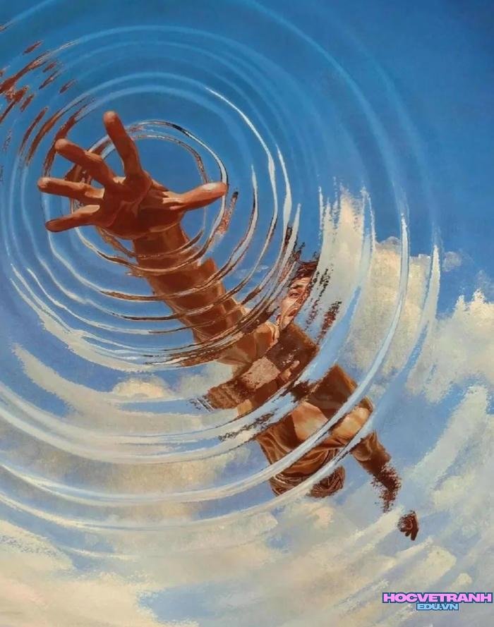 vẽ tranh siêu thực ngầu