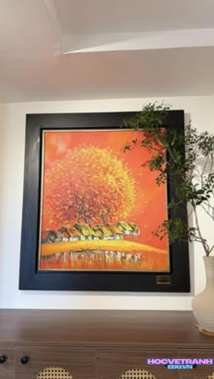 vẽ tranh sơn dầu đẹp