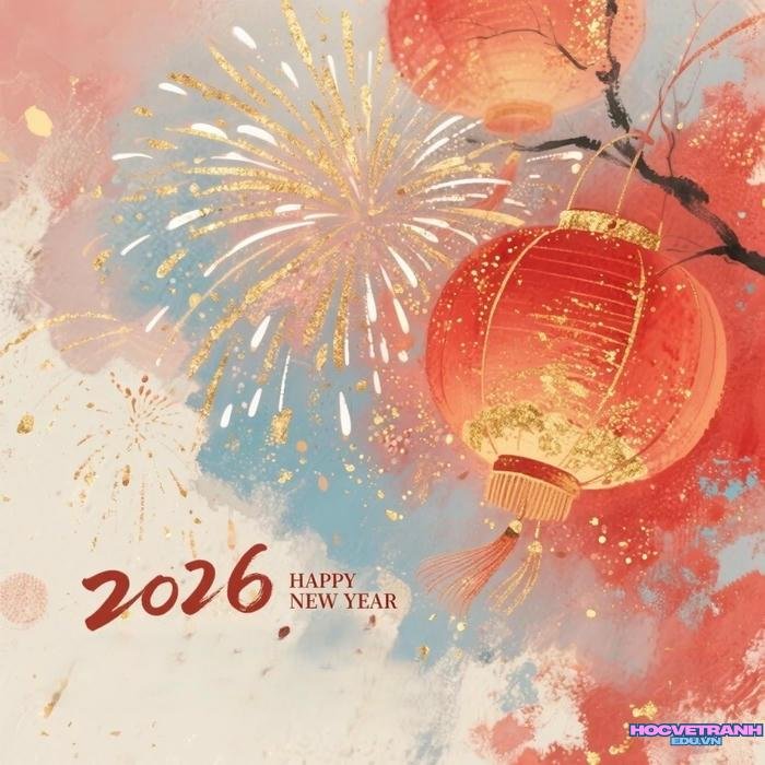 vẽ tranh tết 2026