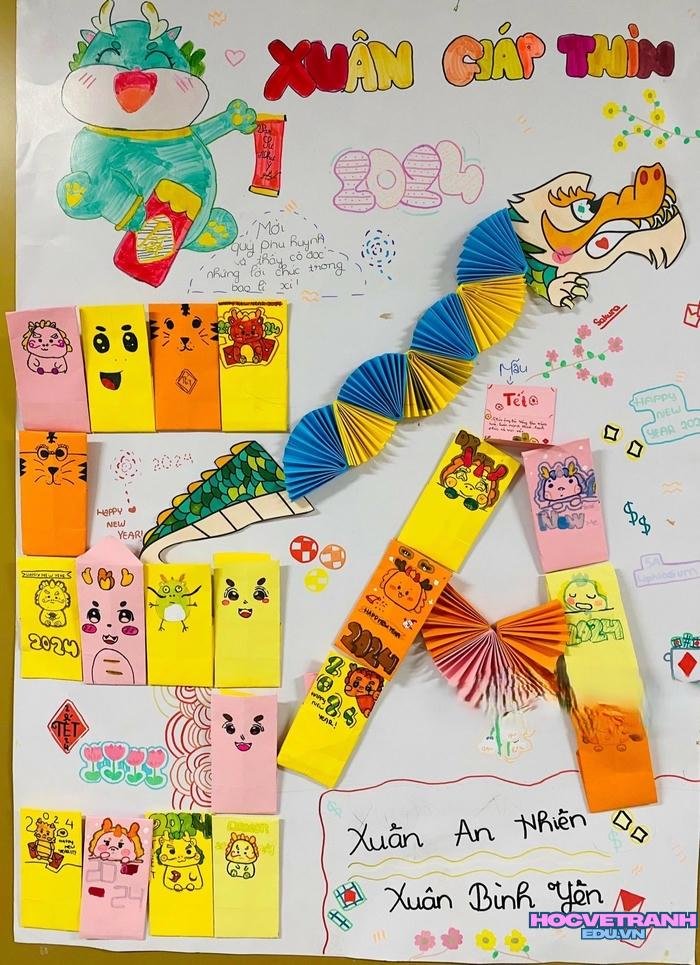 vẽ tranh tết lớp 6