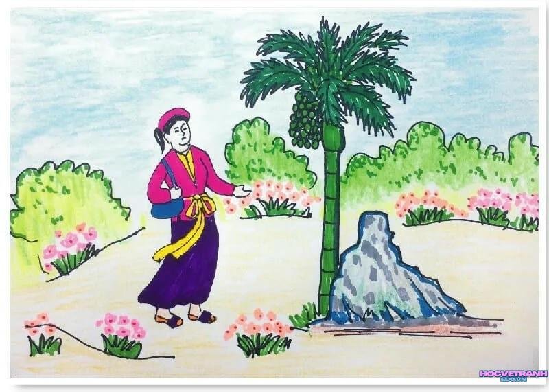 vẽ tranh vẽ truyện cổ tích lớp 8