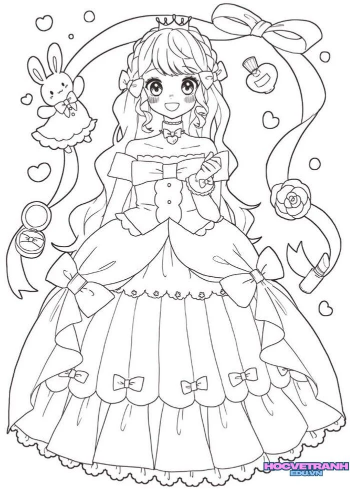 tranh-to-mau-co-gai-sieu-de-thuong