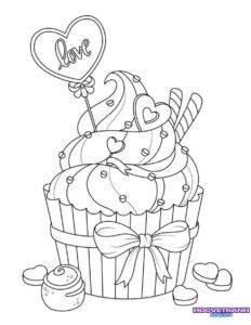 Tải miễn phí bộ tranh tô màu đồ ăn sắc nét, sáng tạo