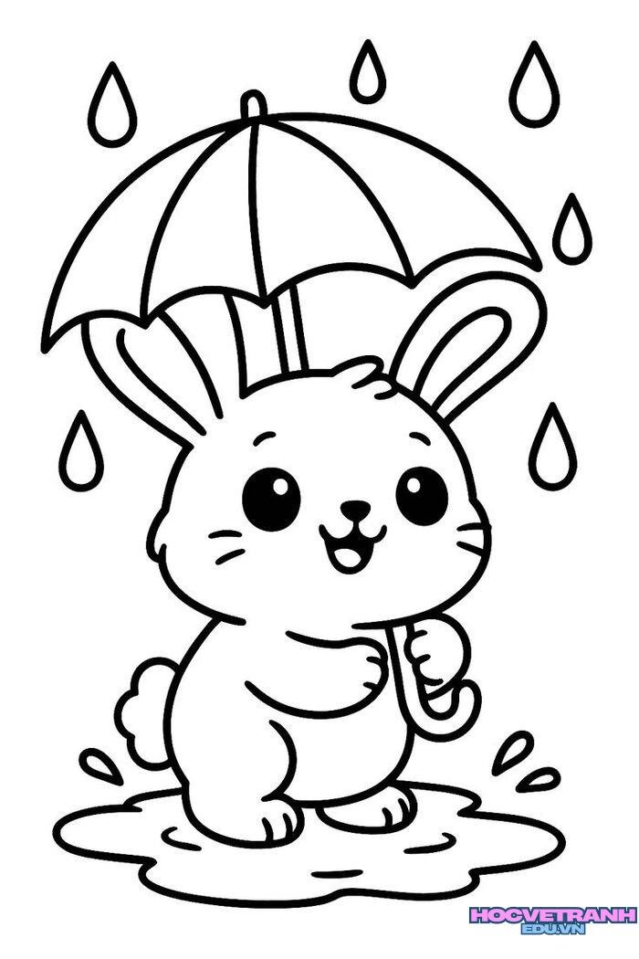 tranh tô màu đơn giản cho bé