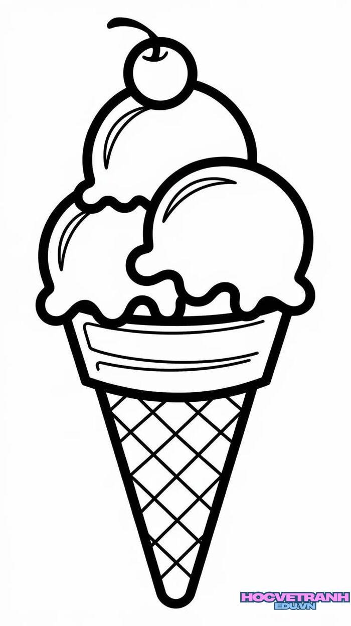 tranh tô màu đơn giản cho trẻ em