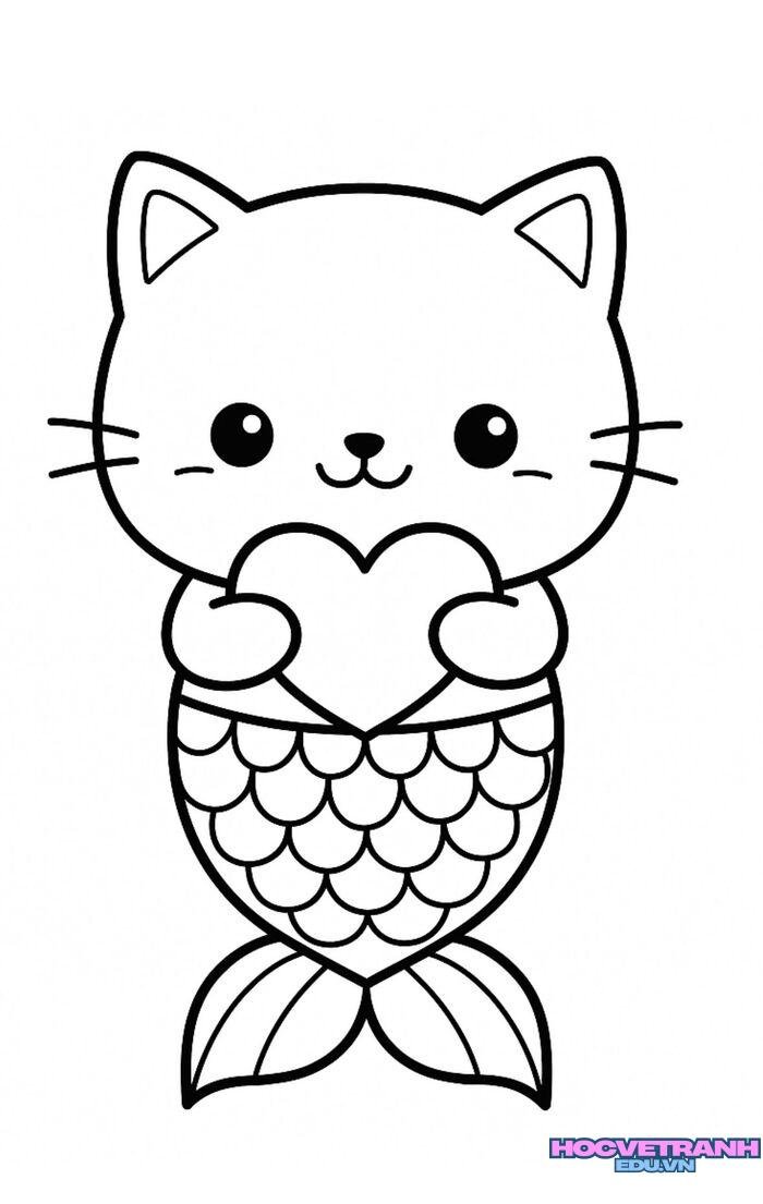 tranh tô màu đơn giản đồ vật