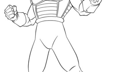 tranh tô màu goku blue tranh tô màu anime