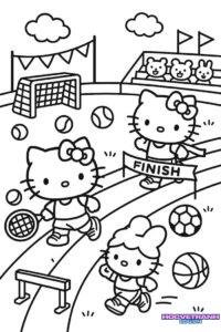 Tổng hợp 150+ tranh tô màu Hello Kitty dễ thương nhất