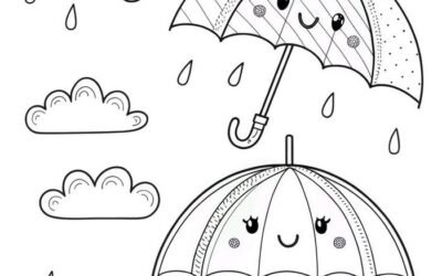 tranh tô màu hiện tượng tự nhiên