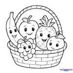 Tổng hợp 200+ tranh tô màu hoa quả sắc nét, dễ thương