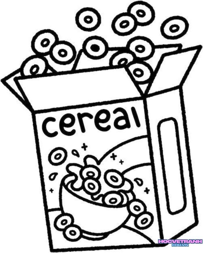 tranh tô màu hoạt hình dễ thương cho bé