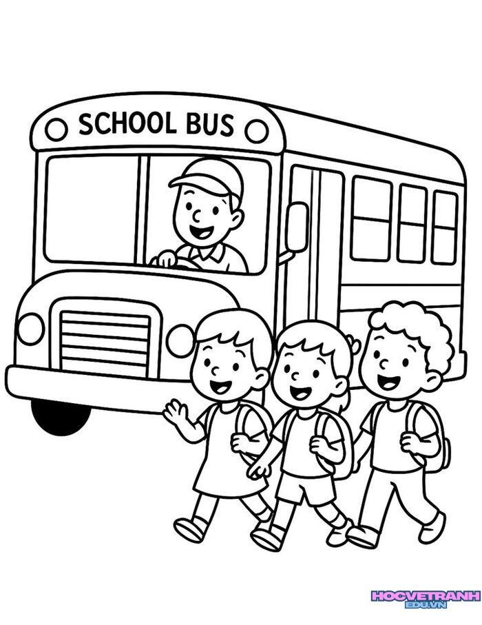 tranh tô màu hoạt hình nhân vật đáng yêu