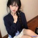 Ảnh gái xinh k7 diện áo dài duyên dáng đốn tim người xem