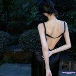 Ảnh gái xinh quay lưng cá tính, cực ngầu làm avatar