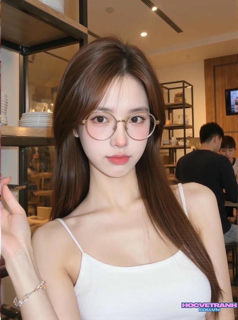 Khám phá ảnh gái đeo kính đẹp