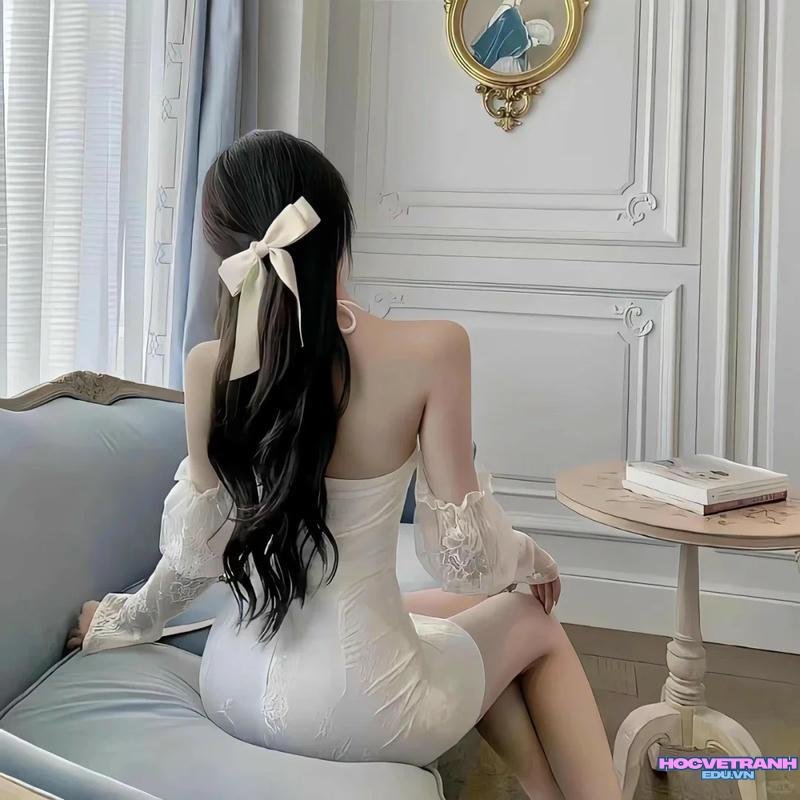 Tải về ảnh gái xinh quay lưng chất lượng cao