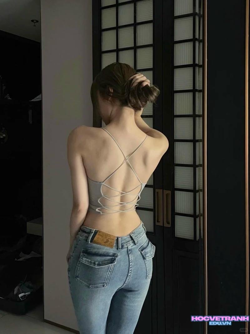 Xem ảnh gái xinh quay lưng chất lượng cao