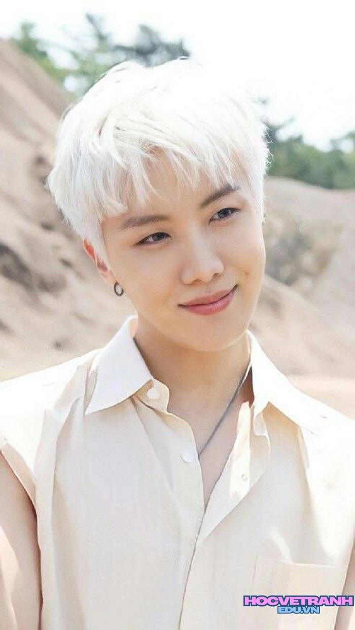 ảnh j-hope tóc bạch kim