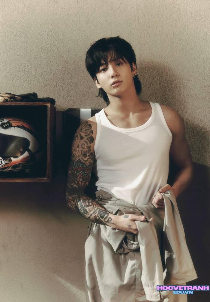 ảnh jungkook ánh mắt cuốn hút