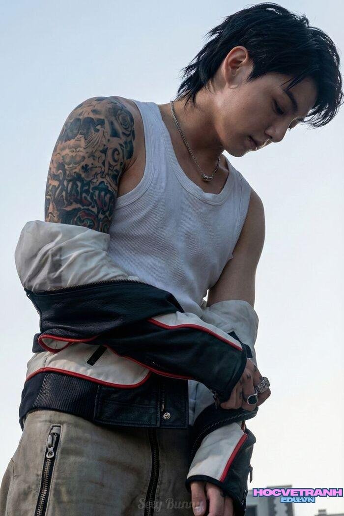 ảnh jungkook phong cách cá tính