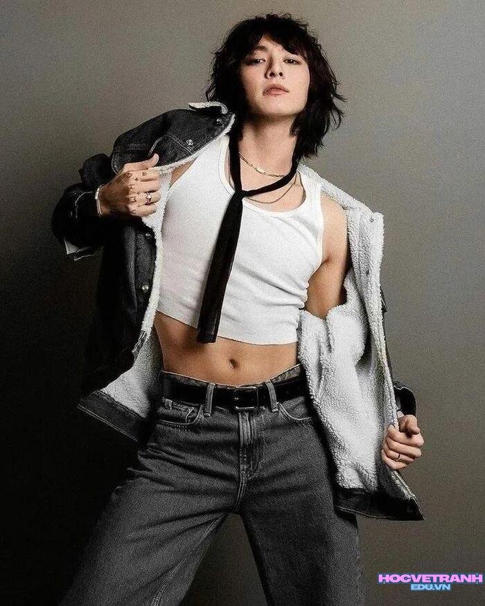 ảnh jungkook phong cách thời trang