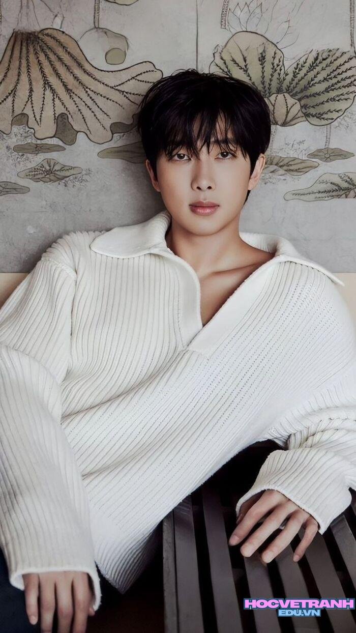 ảnh rm nụ cười dễ thương