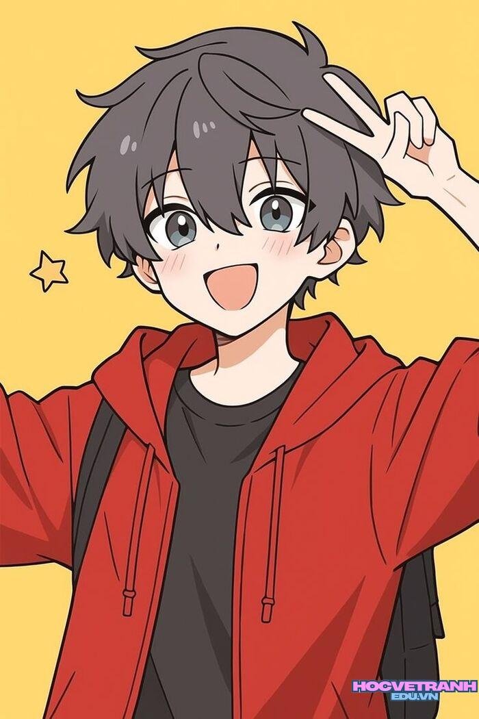 ảnh trai anime ánh mắt bí ẩn