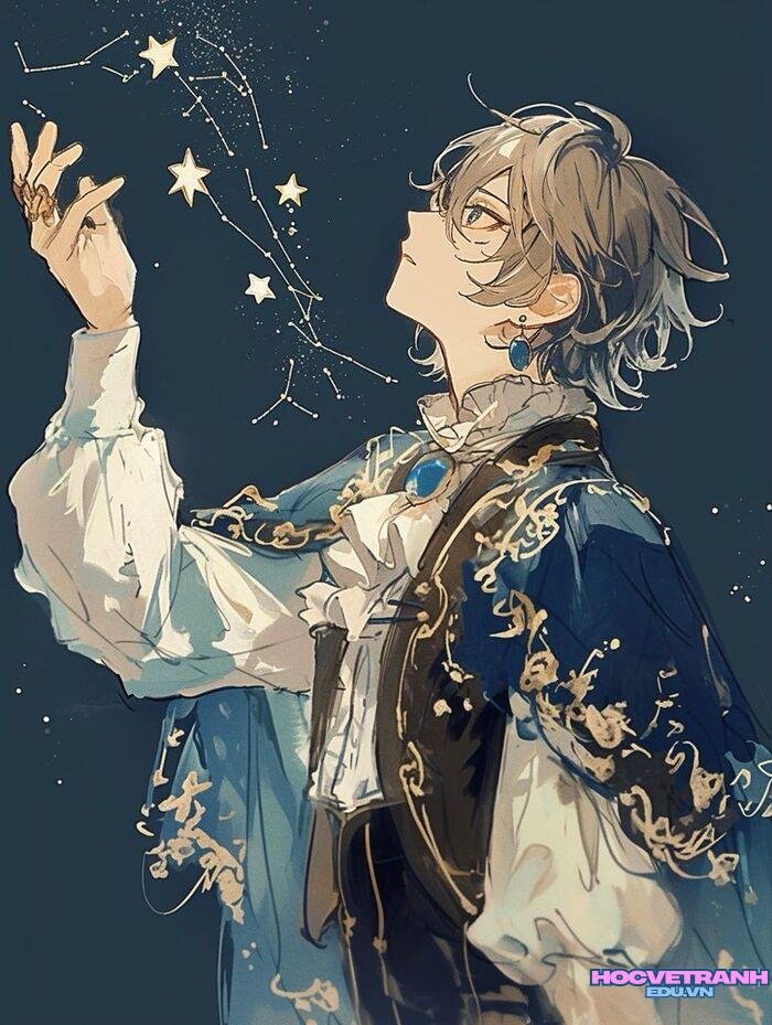 ảnh trai anime ánh nhìn cuốn hút