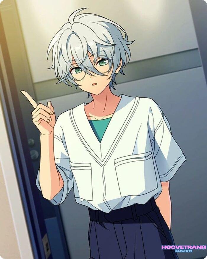 ảnh trai anime chụp ảnh đẹp