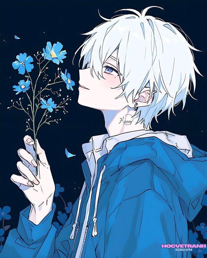 ảnh trai anime chụp góc nghiêng