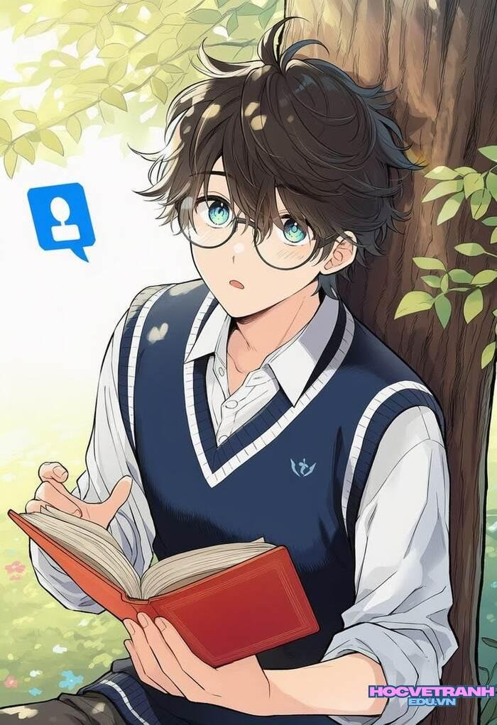 ảnh trai anime style học sinh